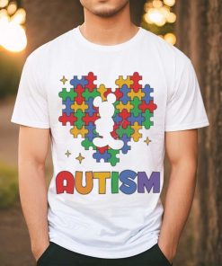 Mickey mouse Autism Awareness heart shirt