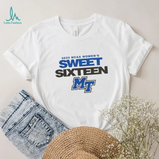 Middle Tennessee Blue Raiders 2024 NCAA Women’s Basketball Sweet 16 Shirt