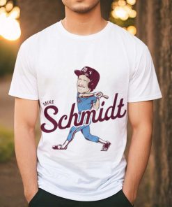 Mike Schmidt Philadelphia Phillies Caricature player baseball shirt