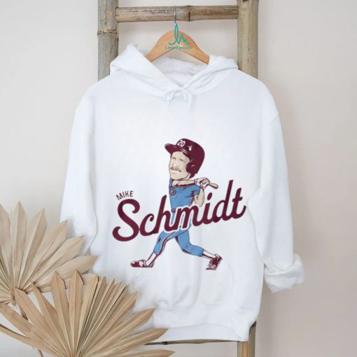 Mike Schmidt Philadelphia Phillies Caricature player baseball shirt