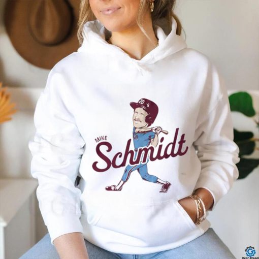 Mike Schmidt Philadelphia Phillies Caricature player baseball shirt