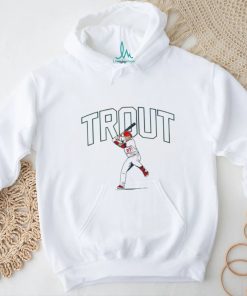 Mike Trout Los Angeles Angels slugger swing shirt