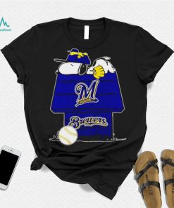 Milwaukee Brewers Snoopy And Woodstock The Peanuts Baseball shirt