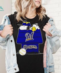Milwaukee Brewers Snoopy And Woodstock The Peanuts Baseball shirt, hoodie, sweater, long sleeve and tank top Milwaukee Brewers Snoopy And Woodstock The Peanuts Baseball shirt
