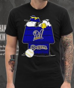 Milwaukee Brewers Snoopy And Woodstock The Peanuts Baseball shirt, hoodie, sweater, long sleeve and tank top Milwaukee Brewers Snoopy And Woodstock The Peanuts Baseball shirt