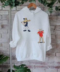 Milwaukee Brewers VS Arizona Diamondbacks MLB 2024 mascot cartoon baseball shirt