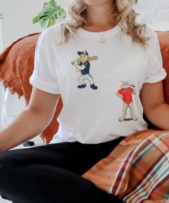 Milwaukee Brewers VS Arizona Diamondbacks MLB 2024 mascot cartoon baseball shirt