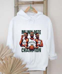 Milwaukee Bucks champion basketball cartoon shirt