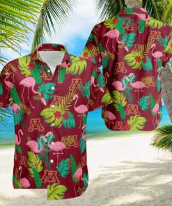 Minnesota Golden Gophers Football Hawaiian Shirt Flamingo Funny Summer For Men WomenMinnesota Golden Gophers Football Hawaiian Shirt Flamingo Funny Summer For Men Women