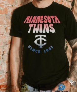 Minnesota Twins Blue Harmony Ava Raglan T Shirt