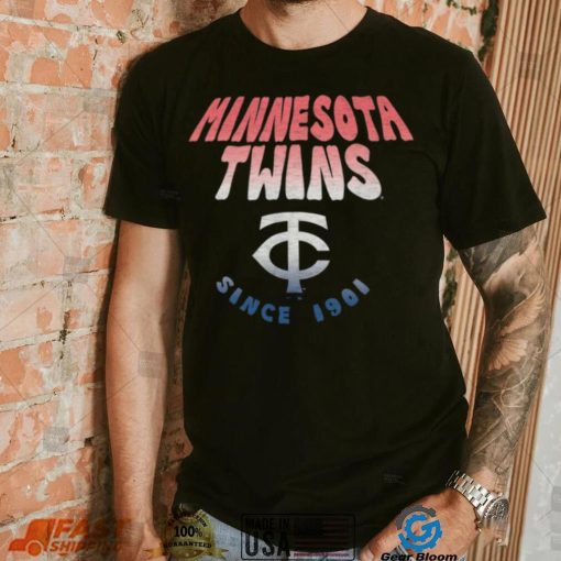 Minnesota Twins Blue Harmony Ava Raglan T Shirt