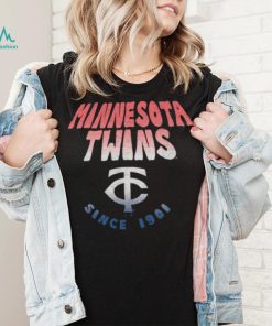 Minnesota Twins Blue Harmony Ava Raglan T Shirt