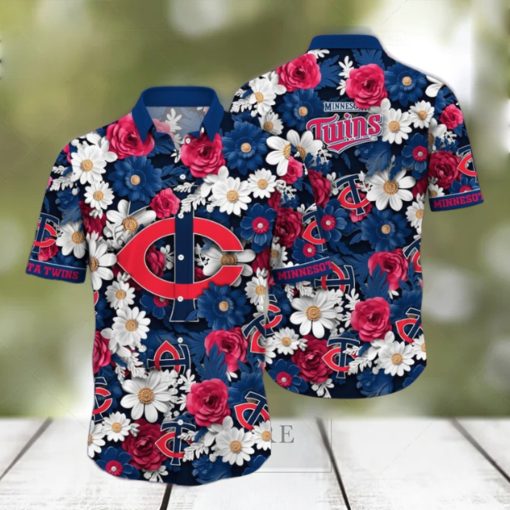 Minnesota Twins MLB Flower Hawaii Shirt And Tshirt For Fans, Summer Football Shirts NA49740