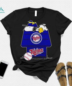 Minnesota Twins Snoopy And Woodstock The Peanuts Baseball shirt