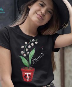 Minnesota Twins Tiny Turnip Infant Lilies & Ladybugs T Shirt