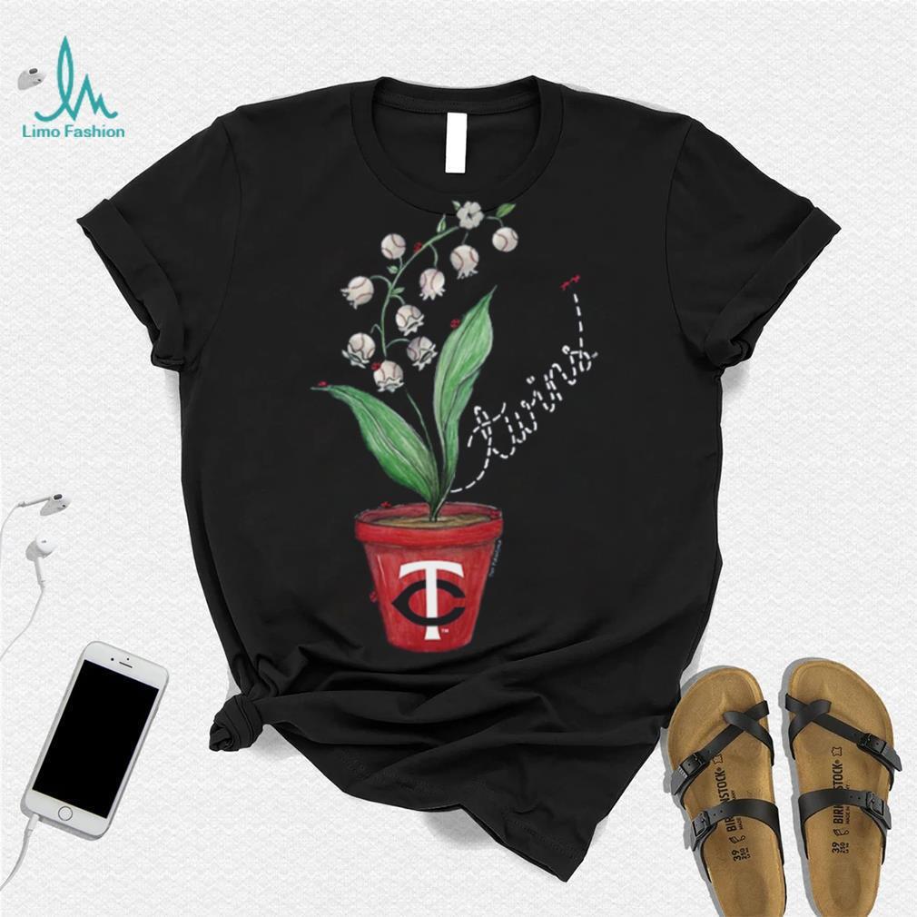 Minnesota Twins Tiny Turnip Infant Lilies & Ladybugs T Shirt Minnesota Twins Tiny Turnip Infant Lilies & Ladybugs T Shirt