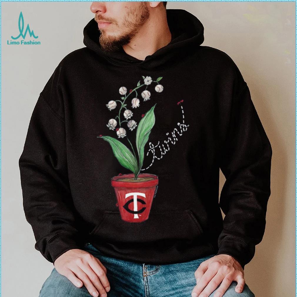 Minnesota Twins Tiny Turnip Infant Lilies & Ladybugs T Shirt Minnesota Twins Tiny Turnip Infant Lilies & Ladybugs T Shirt