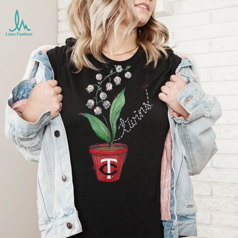 Minnesota Twins Tiny Turnip Infant Lilies & Ladybugs T Shirt Minnesota Twins Tiny Turnip Infant Lilies & Ladybugs T Shirt