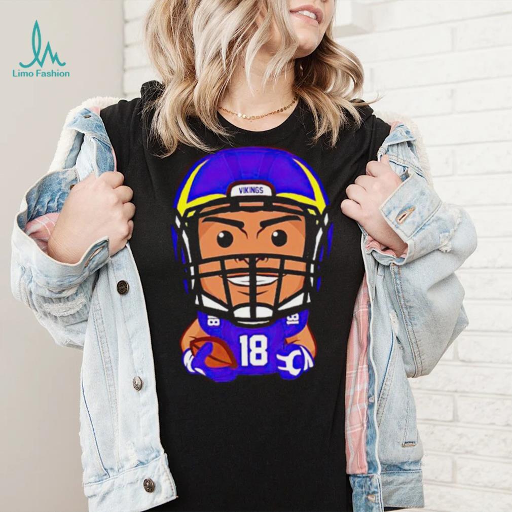Minnesota Vikings Justin Jefferson Chibi Football shirt Minnesota Vikings Justin Jefferson Chibi Football shirt