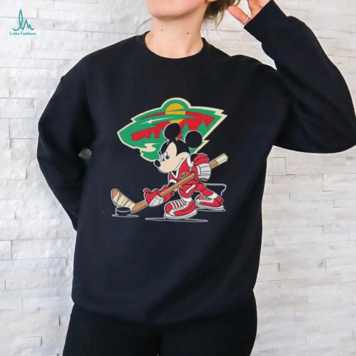 Minnesota Wild NHL Mickey Mouse Player 2024 shirt