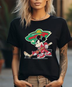 Minnesota Wild NHL Mickey Mouse Player 2024 shirt