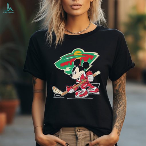 Minnesota Wild NHL Mickey Mouse Player 2024 shirt