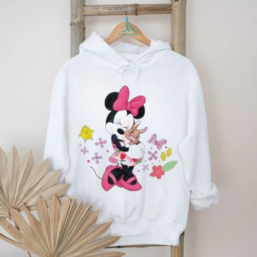 Minnie hug Bunny Disney Easter funny shirt