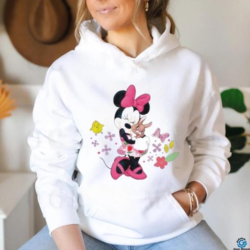 Minnie hug Bunny Disney Easter funny shirt