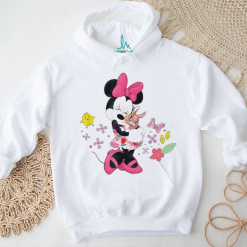 Minnie hug Bunny Disney Easter funny shirt