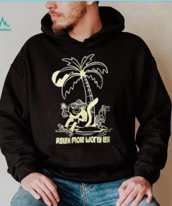 Monkey relax more worry less shirt