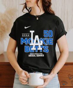 Mookie Betts Los Angeles Dodgers MLB World Tour Seoul Series 2024 shirt