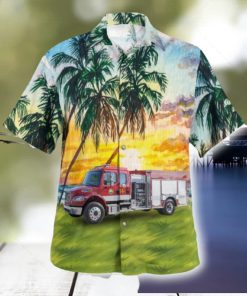 Moore Haven Florida Glades County Public Safety Hawaiian Shirt