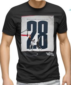 Most Regular Season Wins In Program History Uconn Men’s Basketball 28 T shirt