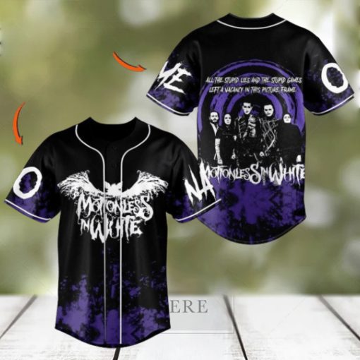 Motionless in White Masterpiece Custom Baseball Jersey