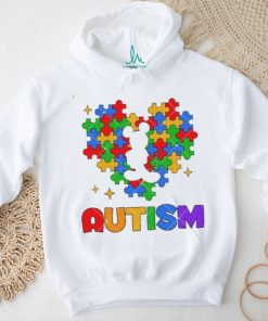 Mouse Autism Heart Puzzle Piece 2nd April Cartoon Autism shirt
