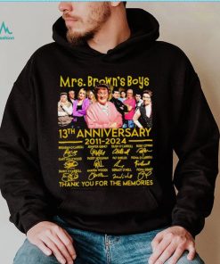 Mrs. Brown’s Boys 13th anniversary 2011 2024 thank you for the memories signatures shirt