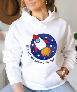 My First Trip Around The Sun Rocket shirt