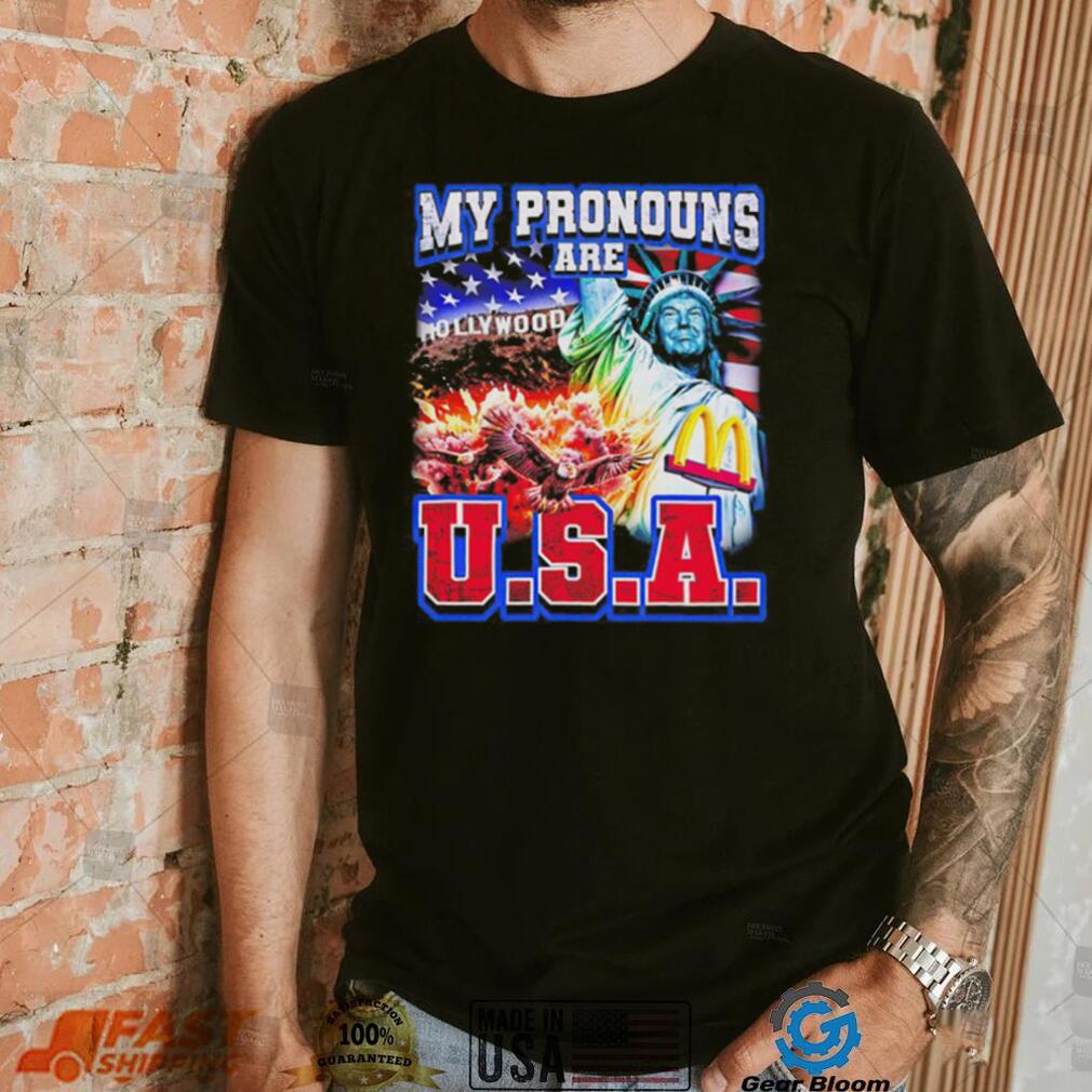 My Pronouns Are U.S.A Trump shirt My Pronouns Are U.S.A Trump shirt