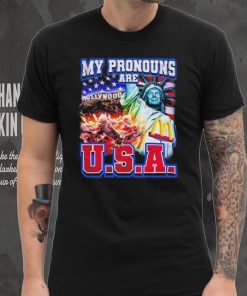 My Pronouns Are U.S.A Trump shirt
