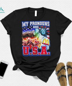 My Pronouns Are U.S.A Trump shirt