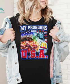 My Pronouns Are U.S.A Trump shirt