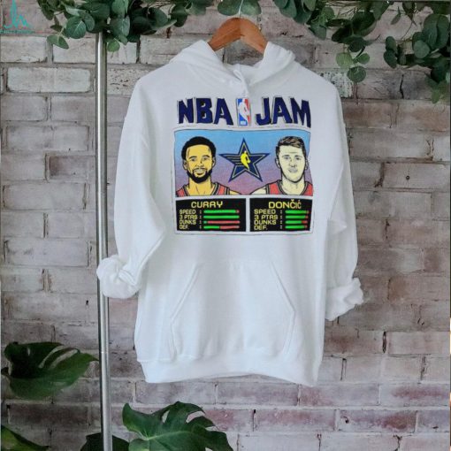 NBA Jam Stephen Curry and Luka Doncic shirt