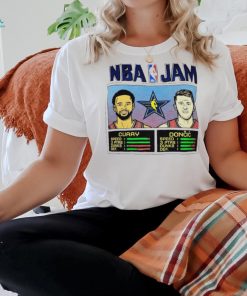 NBA Jam Stephen Curry and Luka Doncic shirt