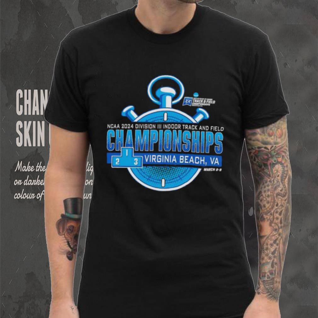 NCAA 2024 Division III Indoor track and field Championships Virginia beach shirt NCAA 2024 Division III Indoor track and field Championships Virginia beach shirt