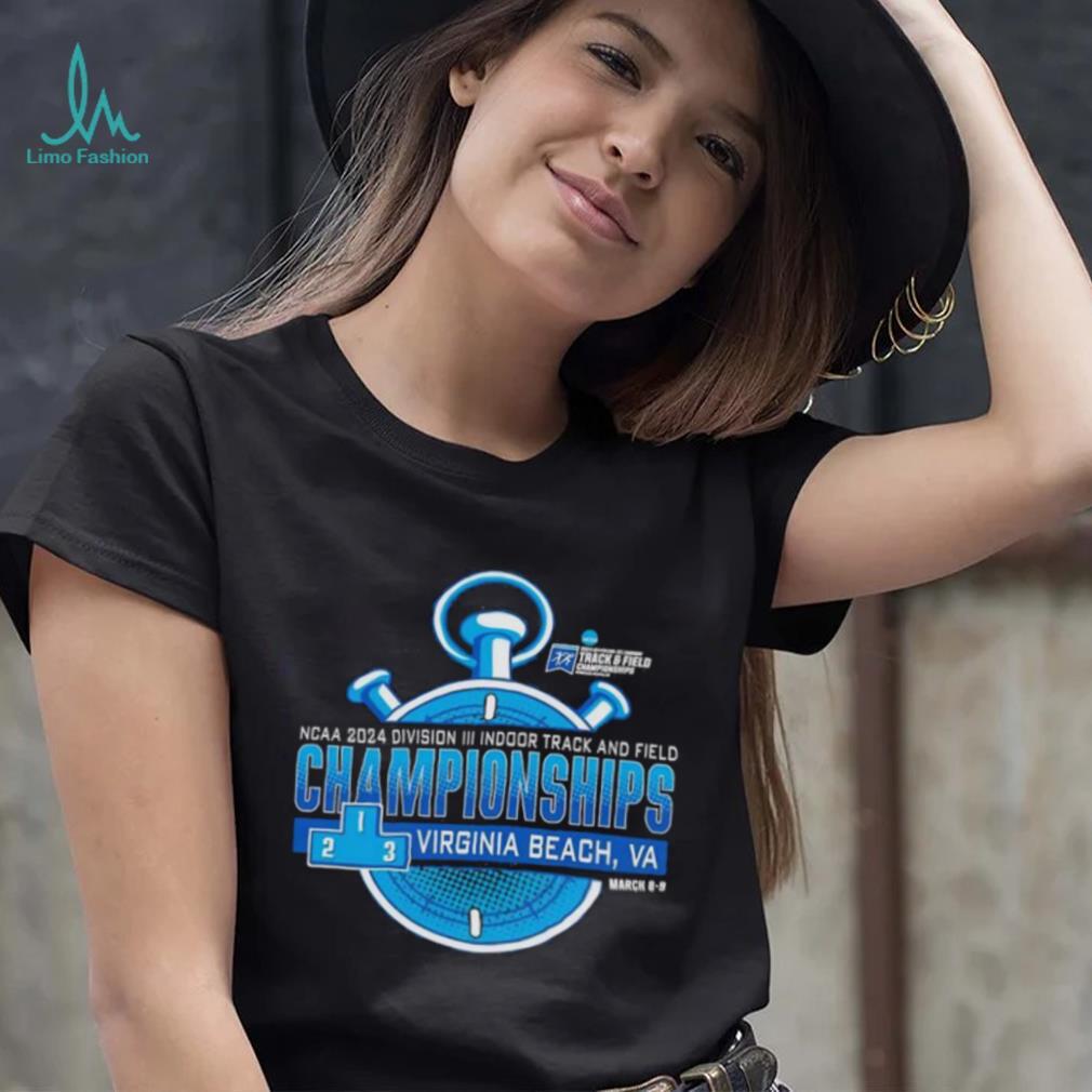 NCAA 2024 Division III Indoor track and field Championships Virginia beach shirt NCAA 2024 Division III Indoor track and field Championships Virginia beach shirt