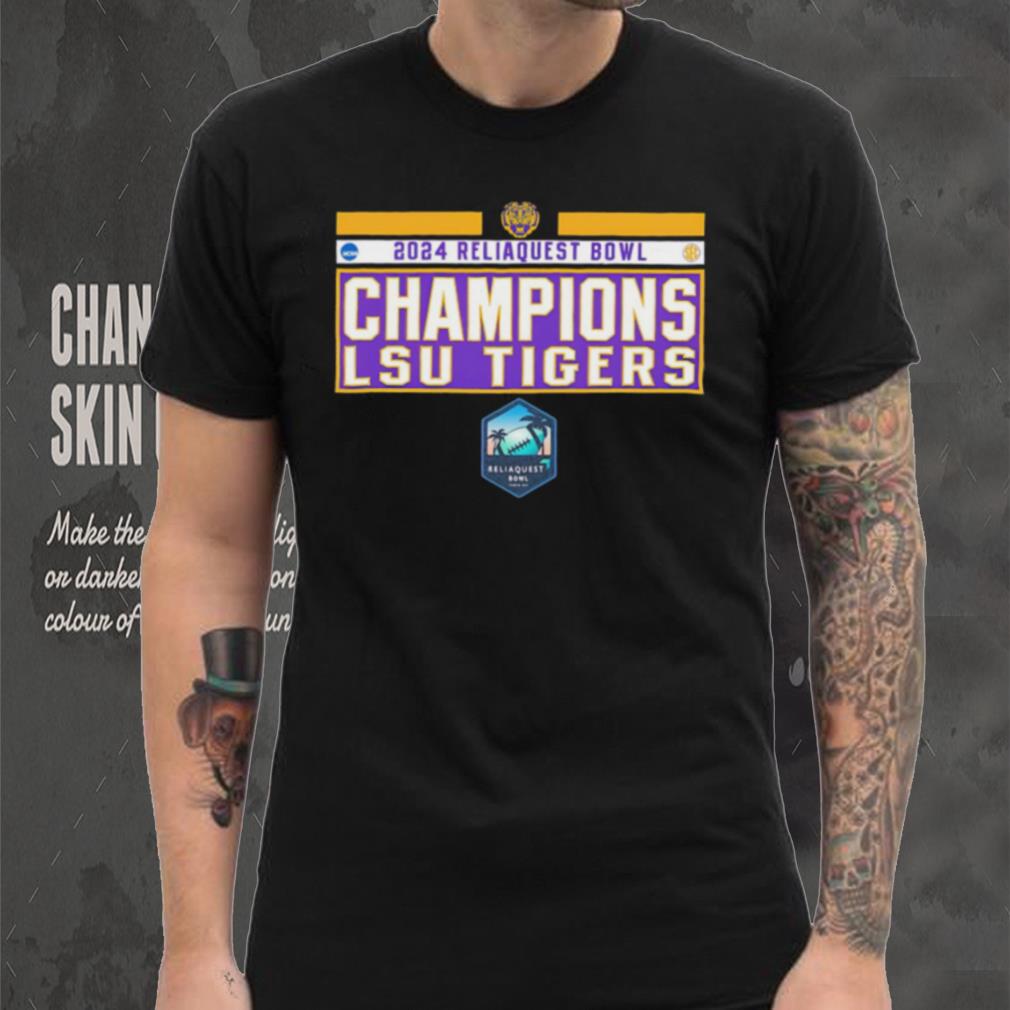 NCAA SEC LSU Tiger 2024 Reliaquest Bowl Champions logo shirt NCAA SEC LSU Tiger 2024 Reliaquest Bowl Champions logo shirt