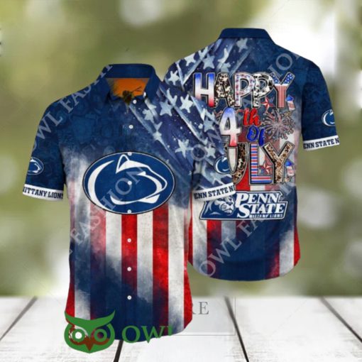 NCAA1 Penn State Nittany Lions Independence Day Holidays Hawaiian Shirt 2024