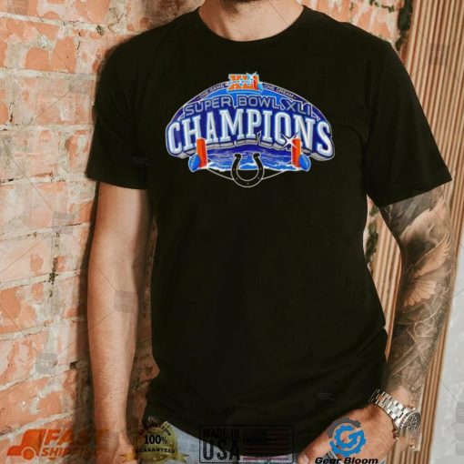 NFL Super Bowl XLI Champs Indianapolis Colts logo shirt