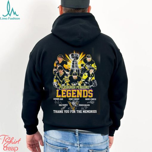 NHL Pittsburgh Penguins Legends Thank You For The Memories Signatures Mug Custom Name Shirt