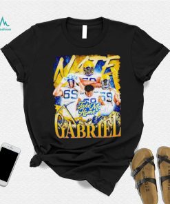 Nate Gabriel West Virginia Mountaineers vintage shirt